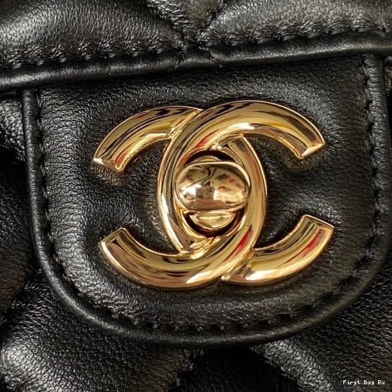 First Bag Ru WITH BAG TOP HANDLE-21CM CHANEL FLAP 0716